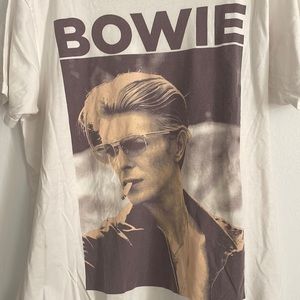 Rock and Roll tshirt graphic tee David Bowie tshirt Mens M